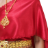 Red Set Thai Costume Traditional Thai Dress THAI276