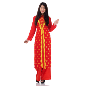 Traditional Vietnamese Ao Dai Costume