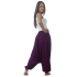 Hippie Harem Aladdin Genie Pants Rayon Purple FA3