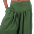 Genie Pants, Harem Pants, Yoga Pants in Green FA309