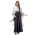 Woman Samurai Costume White-Grey