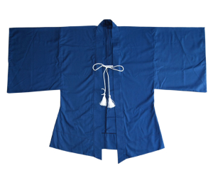 Samurai Haori Kimono Jacket Blue