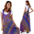 Purple Batik Summer Dress RD353