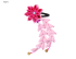 Flower hair clips for Japanese kimono-Pink-Hot pink, Flower92