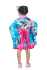 Girl Kimono Lolita Blue-Pink