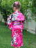 Girl Yukata Kimono Pink