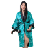Japanese Reversible Satin Kimono Robe for Women QKG1W