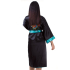 Japanese Reversible Satin Kimono Robe for Women QKG1W