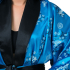 Japanese Reversible Satin Kimono Robe for Women QKL3W