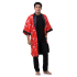 Red Japanese Reversible Satin Kimono Robe for Men QKR3M