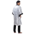 Silver Japanese Reversible Satin Kimono Robe for Men QKW2M