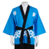 Happi Kimono Coat, Japanse Fancy Costume Light blue Huppi1
