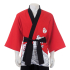 Red Japanese Happi Kimono Coat Huppi42