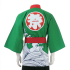 Green Japanese Happi Kimono Coat Huppi44