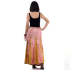 Long Batik Tie Dye Skirt Bohemian Style Pink-Orange K193