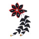 Flower hair clips for Japanese kimono, Flower74