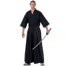 Men Samurai Costume Black