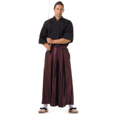Men hakama set, Kendo Outfit, Samurai Costume HK33
