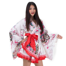 Sexy Short Lolita Kimono White
