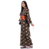 Woman Kimono  Geisha Yukata Cotton Black XK157-S