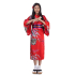 Girl Yukata Kimono Red 9-11 Year
