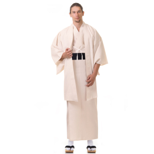 Japanese Samurai Kimono Cream Set