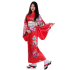 Woman Kimono Japanese Yukata Red