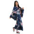 Woman Kimono Geisha Yukata Turquoise XK73-MA
