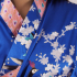 Girl Yukata Kimono Blue 9-11 Year