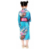 Girl Yukata Kimono Light Blue 4-11 Year