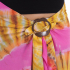 Pink Tie Dye Sarong Pareo Shawl Cover Up KS225