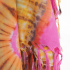 Pink Tie Dye Sarong Pareo Shawl Cover Up KS225