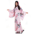 Japanese Kimono Yukata Light Pink XK74-MA