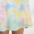 Set of Tie Dye Sleeveless Blouse and Skirt Pants in Yellow Tone RBB8