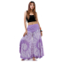 Purple hippie skirt pants, Wide leg pants Bohemian style FK429