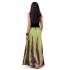 Long Batik Tie Dye Skirt Bohemian Style Neon Green K199