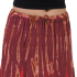 Long Batik Tie Dye Skirt Bohemian Style Red Tone K208