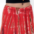 Long Batik Tie Dye Skirt Bohemian Style Red-Claret red K202