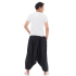 Men Hippie Harem Aladdin Genie Pants Jumpsuit Jumper Overall Cotton Black FA15M