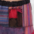 Claret red Patchwork Long Skirt Bohemian Style KP354