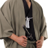 Samurai Haori Kimono Jacket Brown