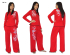 Red Women Kung Fu Suit 