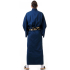 Japanese Men's Yukata Kimono Blue