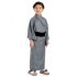 Boy Cotton Japanese Yukata Kimono Grey XKK085