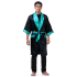 Green Japanese Reversible Satin Kimono Robe for Men QKG1M